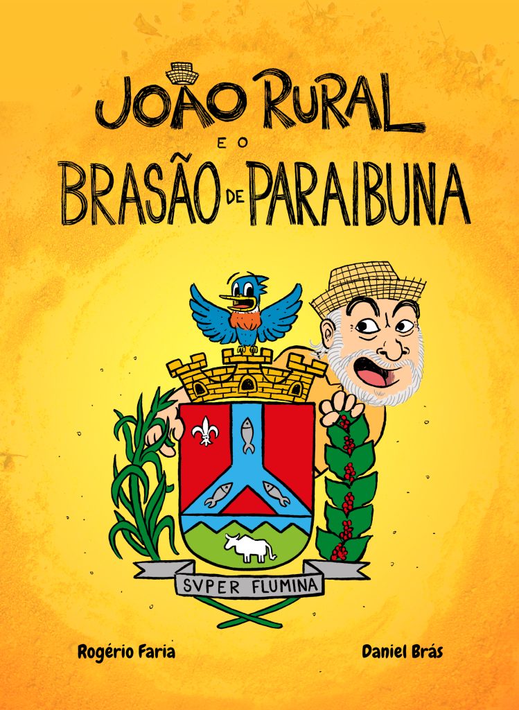 João Rural e o brasão de Paraibuna